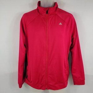 Adidas Full Zip Climalite Track Jacket Womens Large